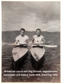 01-HKK Bröderna Lars-G & Stig Ericson omkring 1950