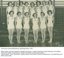 02-HGF Kvinnliga gymnaster 1951_Foto C-E Dahl