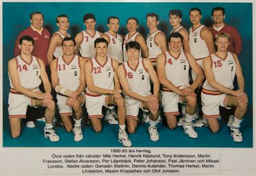 04-Brahe Basket Herrlaget 1992-93