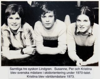 05-IKHP Skidorientering syskonen Lindgren 1970-tal